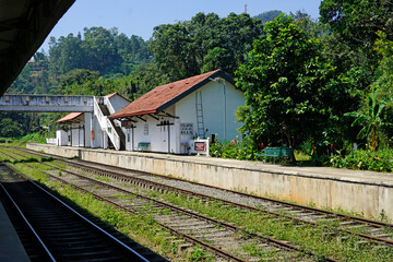 Obraz premium old train station in ella in sri lanka