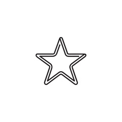 Obraz premium Star Icon on White Background, star icon, rating icon, favorite icon, star symbol.