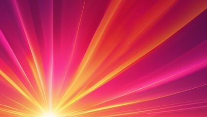 Obraz premium Radiant gradient shifting from hot pink to bright orange creating a fiery sunset like feel