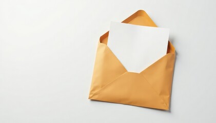 Sealed envelope, confidential documents, white background , mystery, delivery, sealed