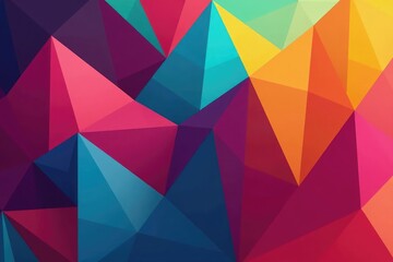Abstract geometric shapes repeat in vibrant colors , geometric, illustration