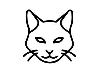 Cat Line Art Vector Design, Minimalist Cat SVG, Elegant Pet Outline SVG Vector