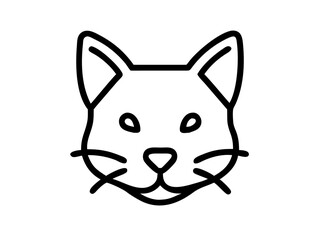 Obraz premium Cat Line Art Vector Design, Minimalist Cat SVG, Elegant Pet Outline SVG Vector