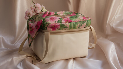 Carry Picnic Essentials in a Large Canvas Bag Featuring Insulated Lining and Top Zip Closure