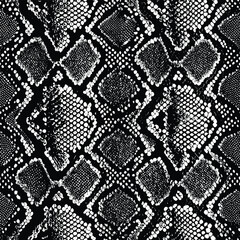 Monochrome Python Skin Seamless Artwork