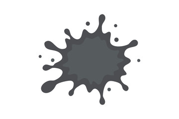 Fototapeta premium Gunmetal paint splash vector