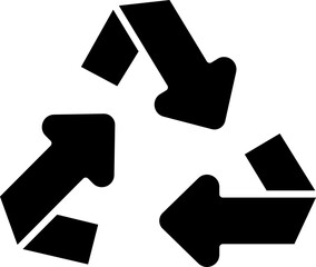 Recycle Vector Icon Stock Illustration for Eco-Friendly and Environmental Concepts