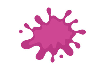 Mauve paint splash vector