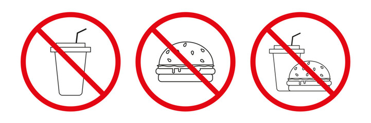 Prohibition of eating and drinking "NO AI"
