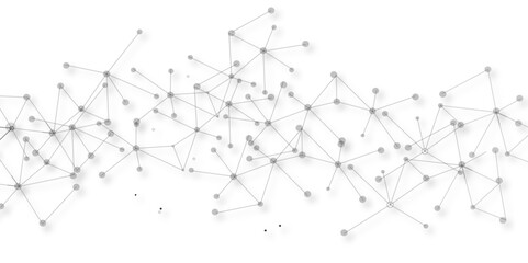 A beautiful Chaotic abstract line seamless pattern .Technology black illustration . Connected lines with dots .graphic background dots with connections for your design, illustration	
