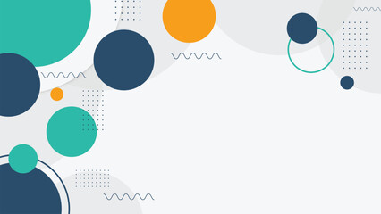 Flat Geometric Vector Background for background Slide