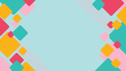 Flat Geometric Vector Background for background Slide