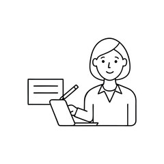 business man with laptop