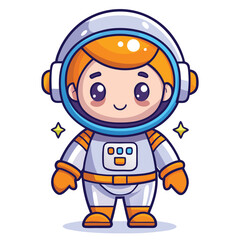 Cute astronaut character