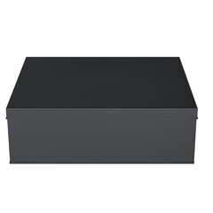 black box on white background