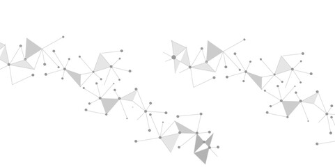 Gray Origami Background White Vector. Crystal 3d Design. Hoar Triangular Background White Vector. Polygon Effect Illustration. Texture, pattern, gray and white triangle, abstract style	