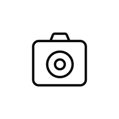 Camera Icon Simple, Minimalist Photography Symbol for Web and Print