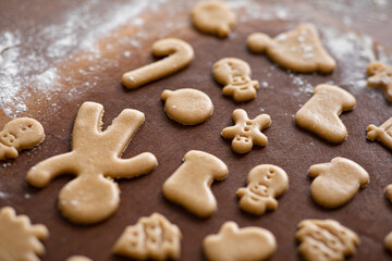 christmas cookies on the table