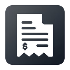 Fototapeta premium Digital Document of Financial Transaction Details