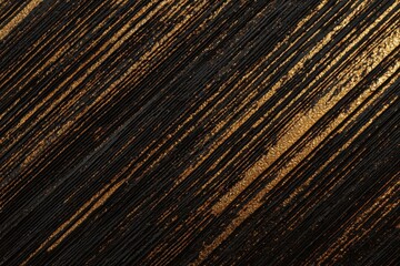 Fototapeta premium Diagonal textured lines. Dark and golden tones