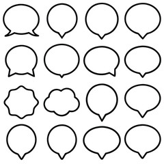 Collection of Speech Bubbles