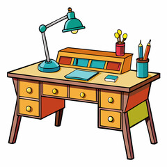 vector illustration of a table