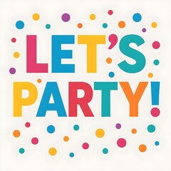 Lets party background 