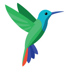 3d-green-and-blue-humming-bird-illustration-isolat  