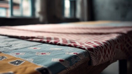 The warm, earthy tones of a bamboo office space offer a peaceful workspace with a touch of rustic charm and natural light.