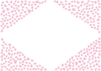 ハート柄の背景 赤系の単色 ハート