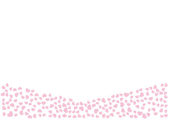 ハート柄の背景 赤系の単色 ハート