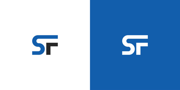 Letter SF Logo Design