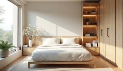 bedroom with bed