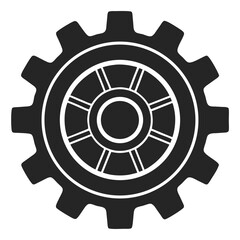  Gear Icon Machinery Parts Vector Art Illustration Design