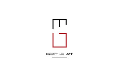 MG, GM, M, G abstract letters logo monogram
