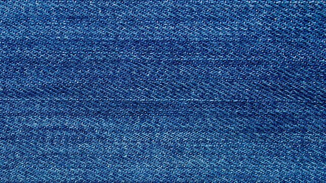 Blue denim jean texture as background, stop motion animated backdrop