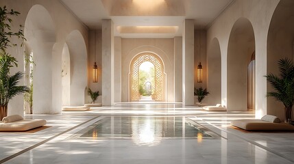 Fireplace in mountain chalet modern decor high resolution photo