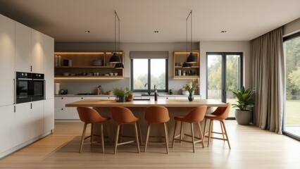 modern kitchen interior