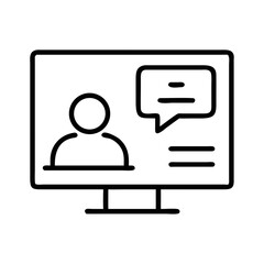 Webinar Screen Displaying User Interaction  