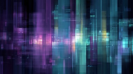 Dynamic abstract background with intertwined lines and vibrant lights