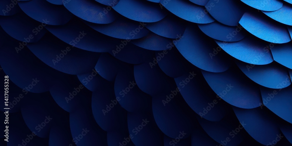Aufkleber the image is a close up of a blue fabric with a pattern of blue and white dots