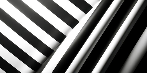 A black and white striped fabric with a white stripe in the middle