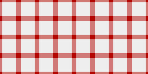 Teenager texture check vector, us fabric textile background. Crease pattern tartan seamless plaid in red and white colors.