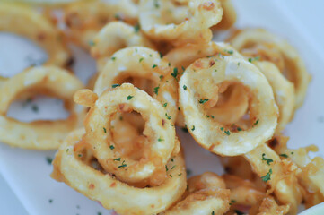 calamari or fried squid , crispy squid