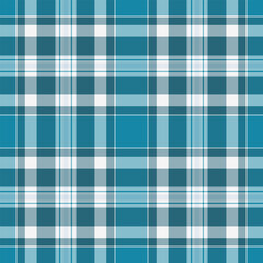 Elegant teal and white plaid pattern.  Perfect for textile design, website backgrounds, or any project needing a sophisticated, textured look.