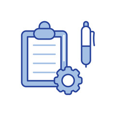 Project Management Icon vector stock illustration