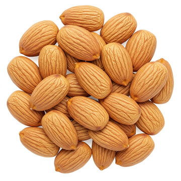 almond background top view texture close up of nuts neap ai generated, hd