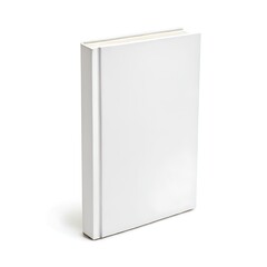 Naklejka premium Blank hardcover book mockup template isolated on white background