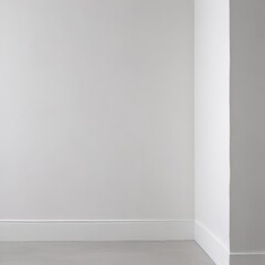 Fototapeta premium empty white room, empty room with white wall, empty white room with white wall