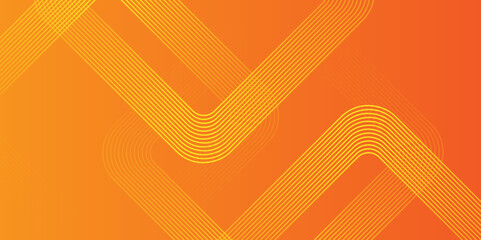 Abstract orange gradient geometric shape futuristic background. geometry shine and layer element vector for presentation design. Suit for business, corporate, institution, party, festive, seminar. 